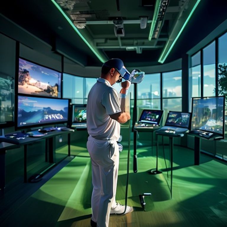 faire du golf indoor