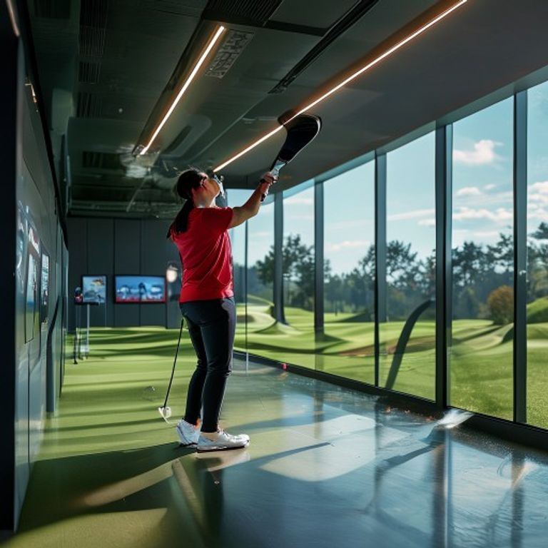 faire du golf indoor